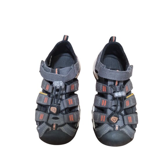 Keen Kids Gray & Orange Waterproof Hiking Sandals With Adjustable Straps & Rubbe - Picture 1 of 9